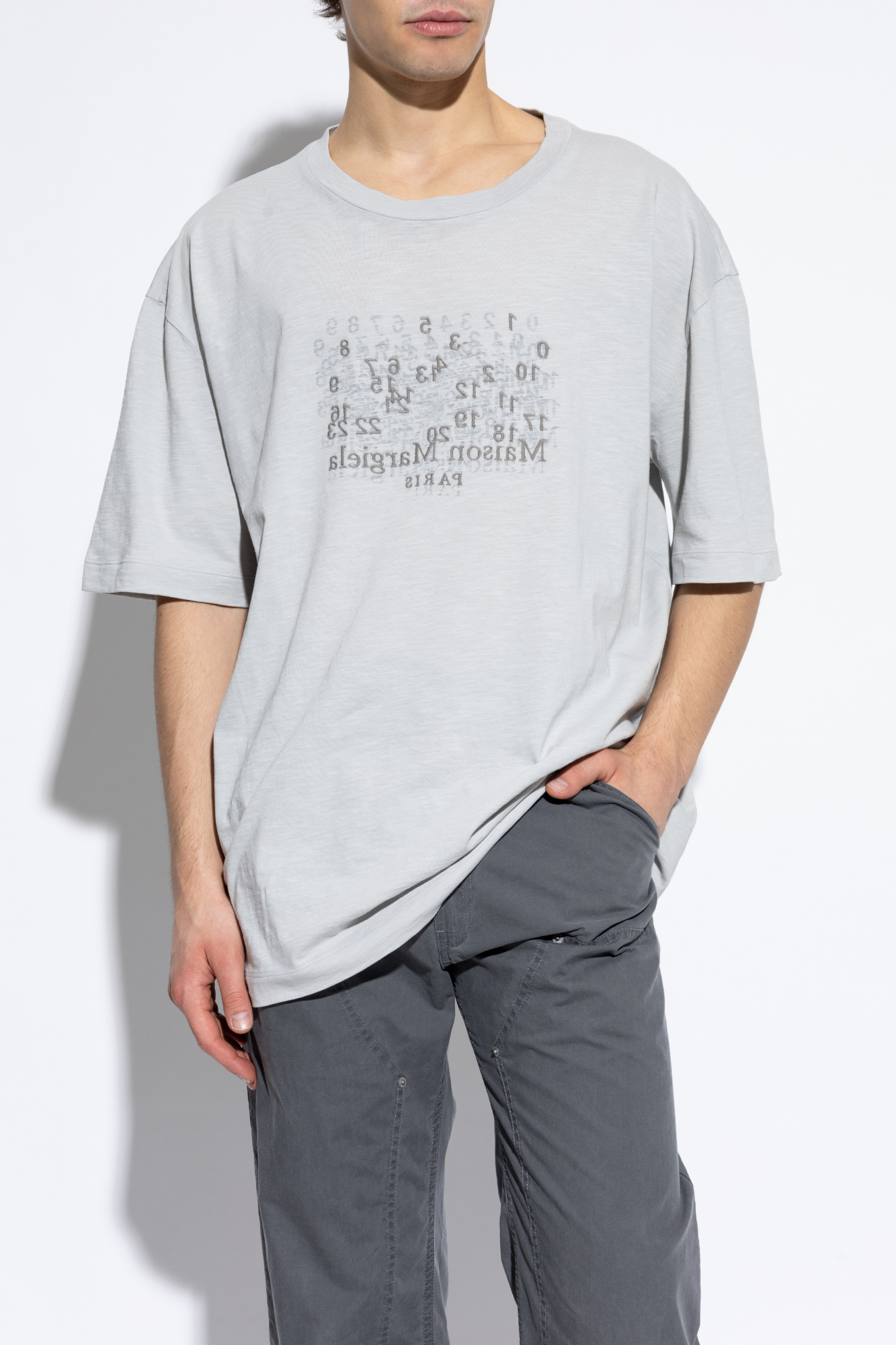 Maison Margiela T-shirt with logo | Men's | Vitkac